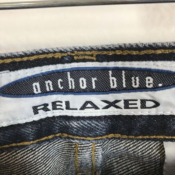 Anchor Blue VTG Y2K Men's Relaxed Jeans Size 32x32 Wide Leg Grunge Skater 90s - Picture 7 of 10